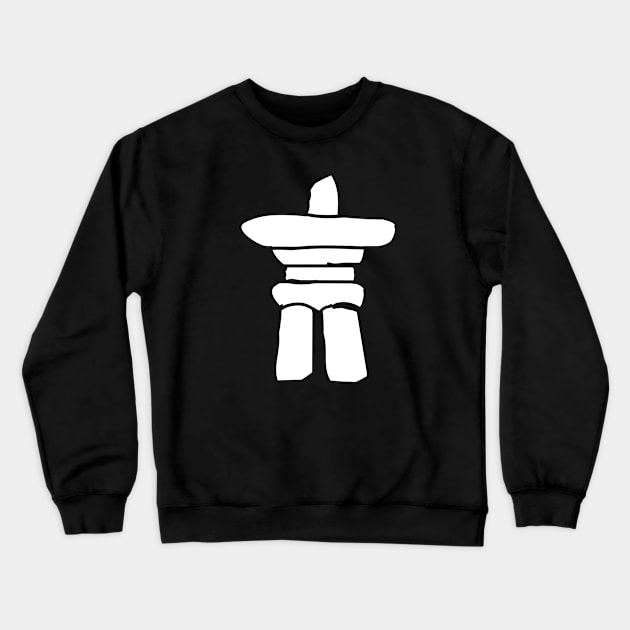 Inuksuk design Crewneck Sweatshirt by JDawnInk